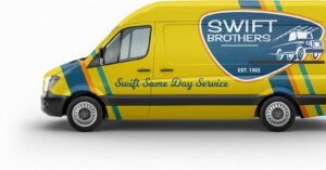Swift Brothers Van - Service Areas Map